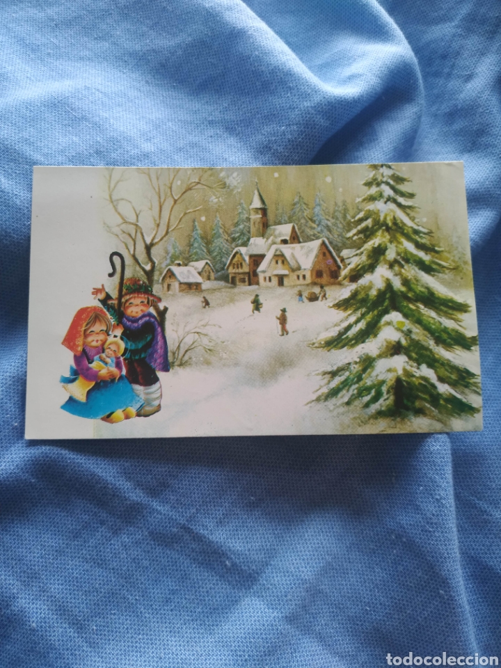 Postais: Postal Navidad targeta felicitacion navide&ntilde;a. Antigua.Escrita 1977