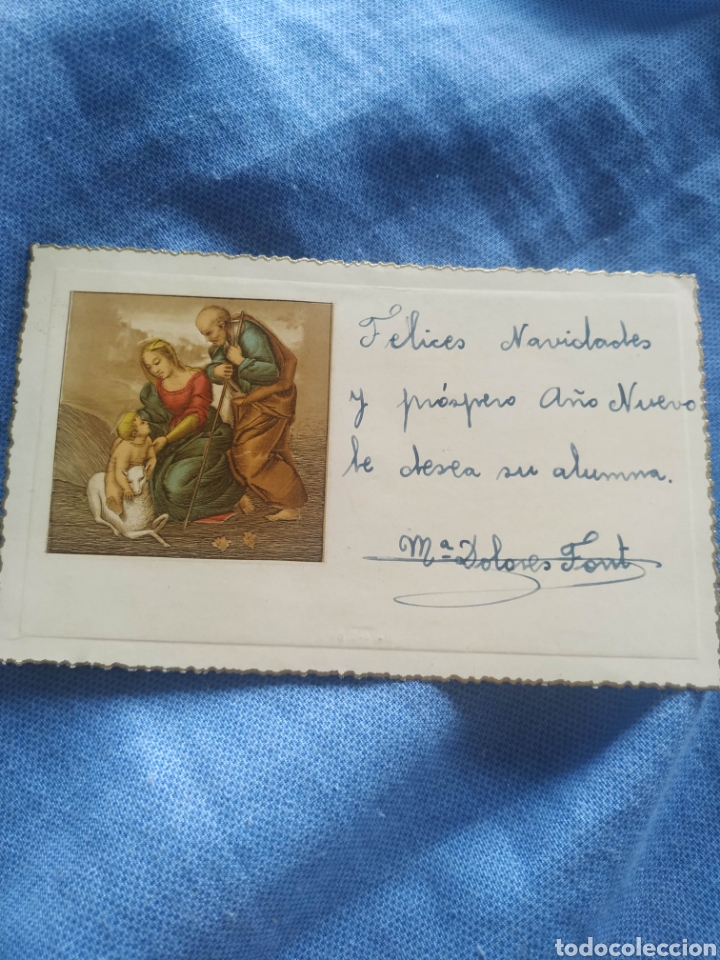 Postais: Postal Navidad targeta felicitacion navide&ntilde;a. Antigua.Escrita