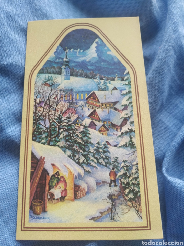 Postais: Postal Navidad targeta felicitacion navide&ntilde;a. Antigua.Escrita 1981