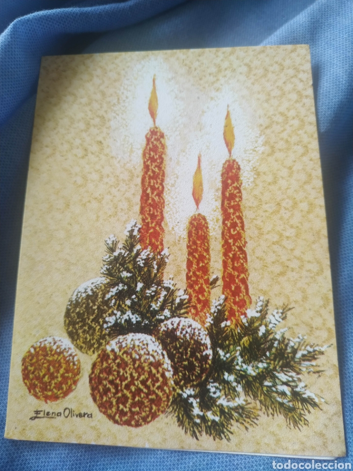 Postais: Postal Navidad targeta felicitacion navide&ntilde;a. Antigua. Elena Olivera 1974 centro