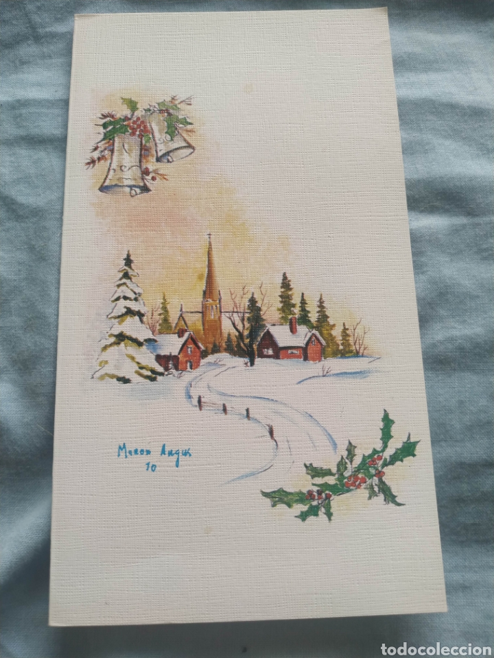 Postkarten: Postal Navidad targeta felicitacion navide&ntilde;a. escrita