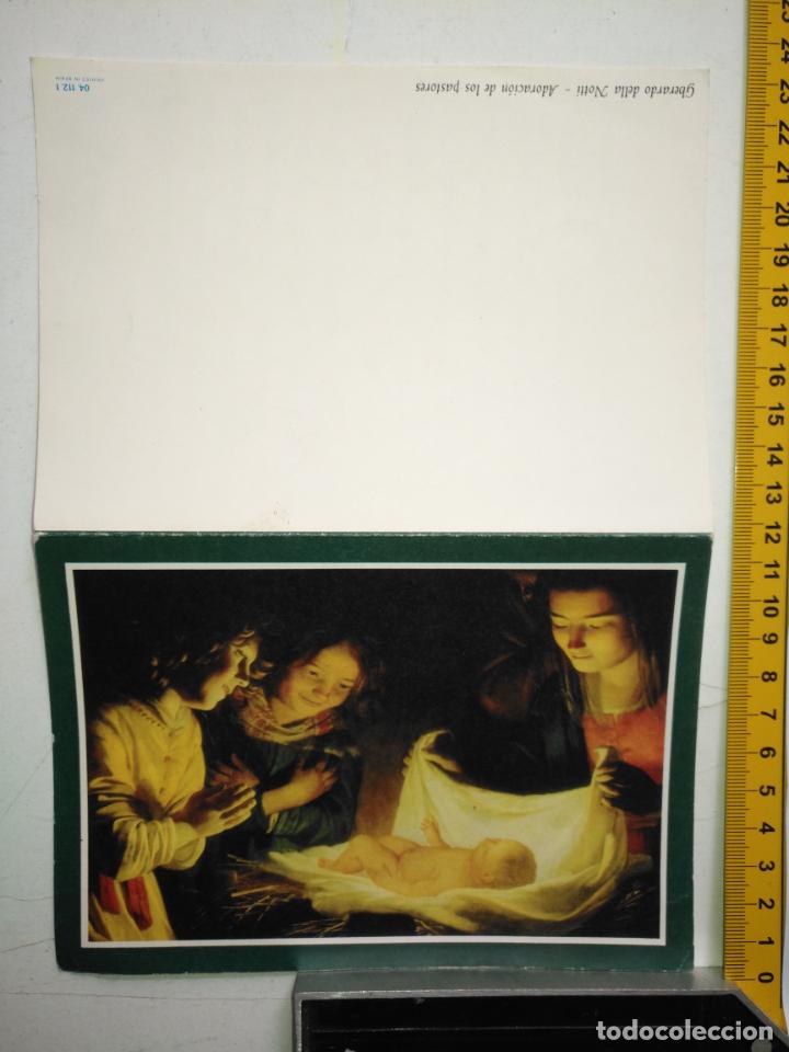 Postales: tarjeta felicitacion navidad christmas imagen portal de belen nacimiento virgen ni&ntilde;o jesus san jose