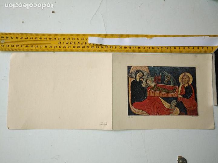 Cartoline: tarjeta felicitacion navidad christmas imagen portal de belen nacimiento virgen ni&ntilde;o jesus san jose