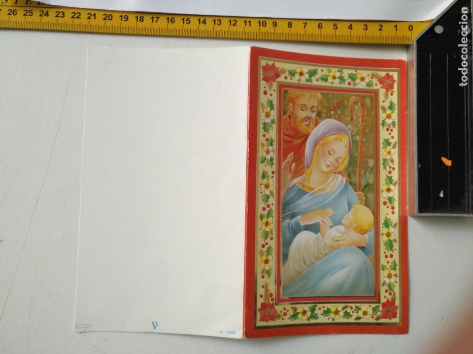 Postales: tarjeta felicitacion navidad christmas imagen portal de belen nacimiento virgen ni&ntilde;o jesus san jose