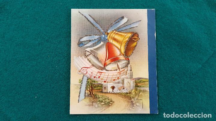 Postcards: POSTAL NAVIDAD NACIMIENTO DESPLEGABLE (1960s) BRILLANTITOS - DIBUJO C. VIVES