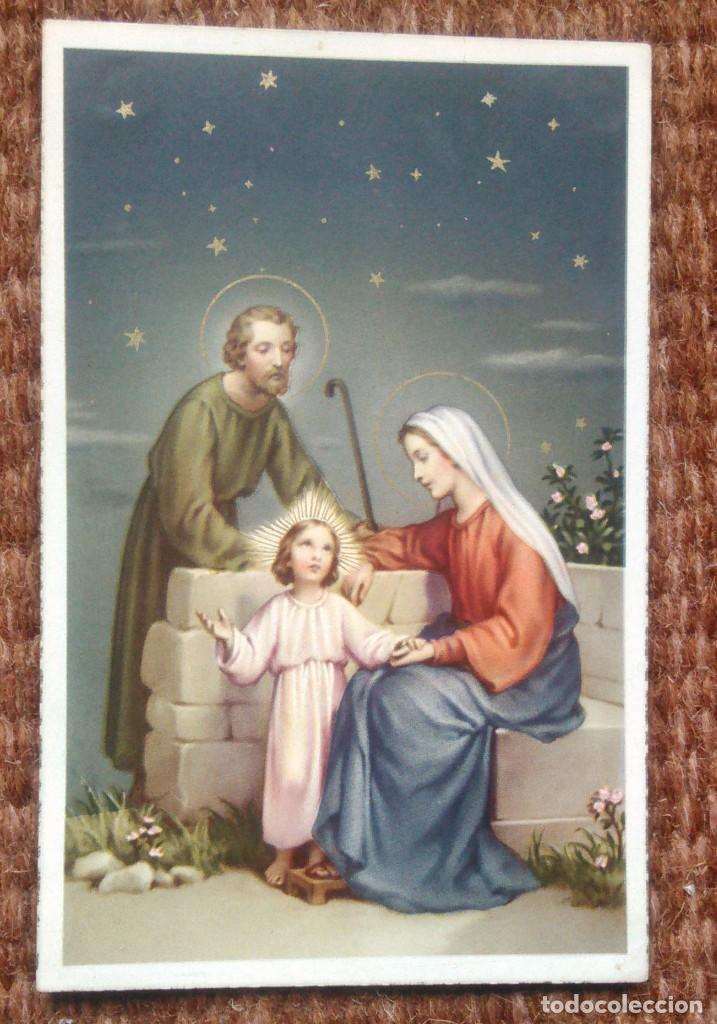 Postales: SAGRADA FAMILIA - POSTAL DE NAVIDAD - belen - nacimiento