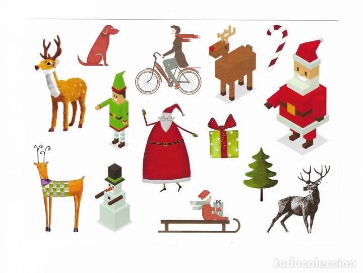 Postales: PEGATINAS NAVIDE&Ntilde;AS - Foto 1