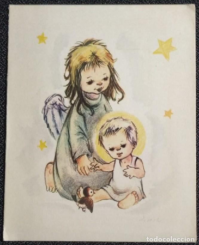 Postales: 6060B - FELICITACI&Oacute;N JOYERO ABAD EDICI&Oacute;N JBR 459 - DIPTICA 14,8X11,8 CM -ILUSTRA RELDOH