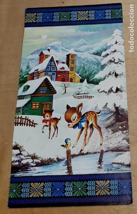 Cartes Postales: ESTAMPA SENCILLA NAVIDAD ILUSTRADA POR LIESA 16X9 CM. SIN ESCRIBIR FALTA REVERSO