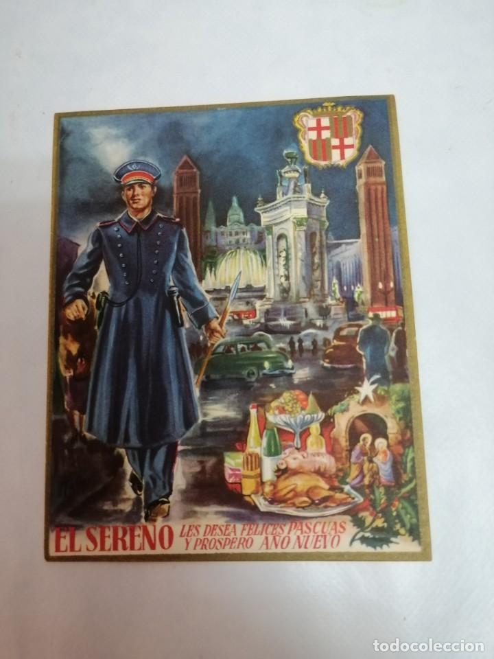 Postkarten: FELICITACION EL SERRENO LES DESEA FELICES PASCUAS Y PROSPERO A&Ntilde;O NUEVO