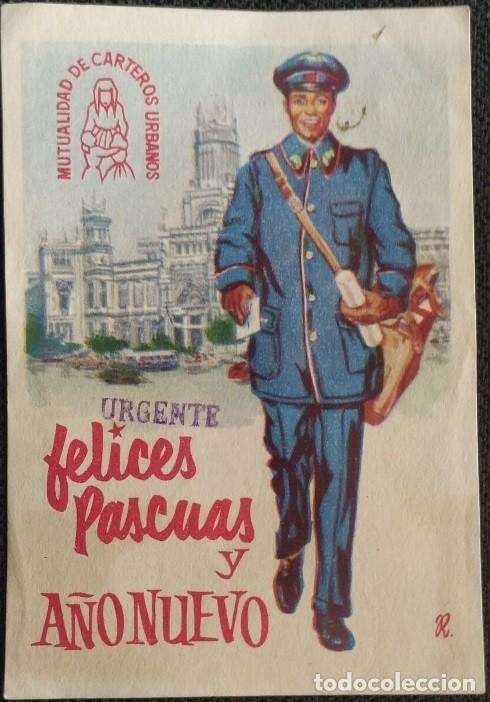 Postais: 2012V-EL CARTERO - FELICITACI&Oacute;N MUTUALIDAD DE CARTEROS URBANOS- URGENTE - 11X8 CM