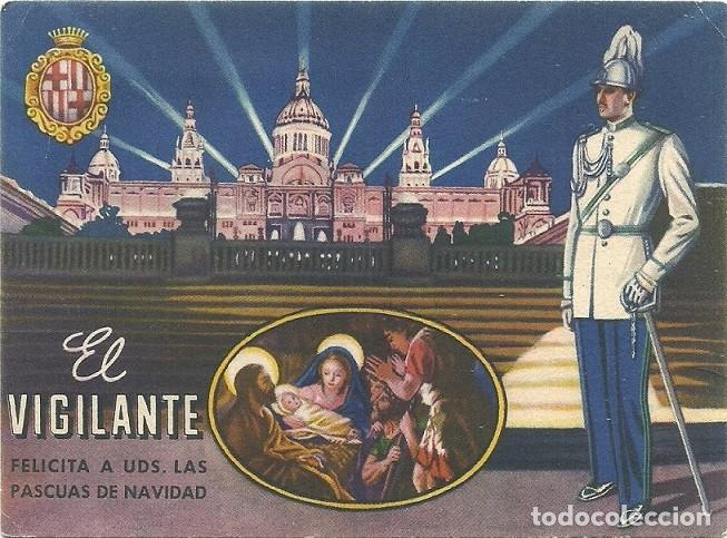 Postales: 2026T - EL VIGILANTE LES DESEA FELICES PASCUAS - 13X9,5 CM - SEIX & BARRAL - 1947?