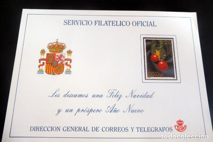Postales: SERVICIO FILATELICO OFICIAL - 1987 - FELIZ NAVIDAD