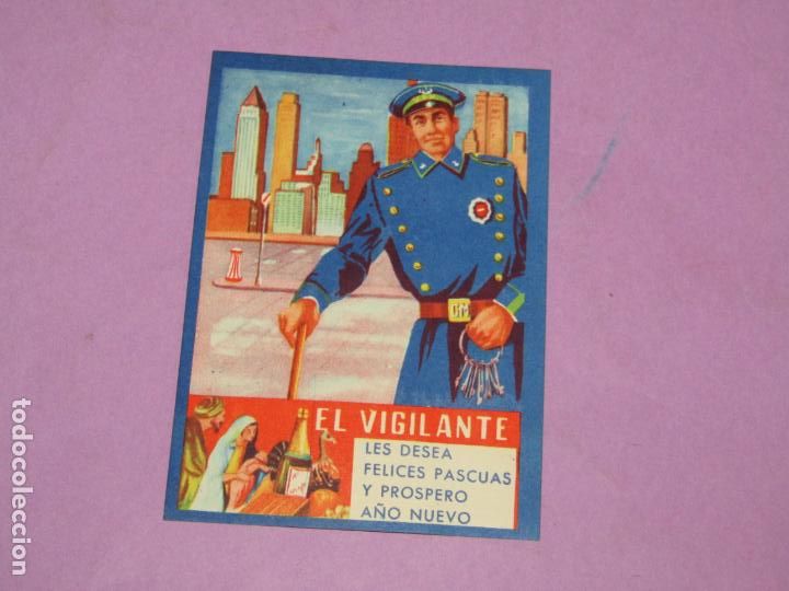 Cartes Postales: Antigua Felicitaci&oacute;n de Navidad *EL VIGILANTE* - A&ntilde;o 1970s.