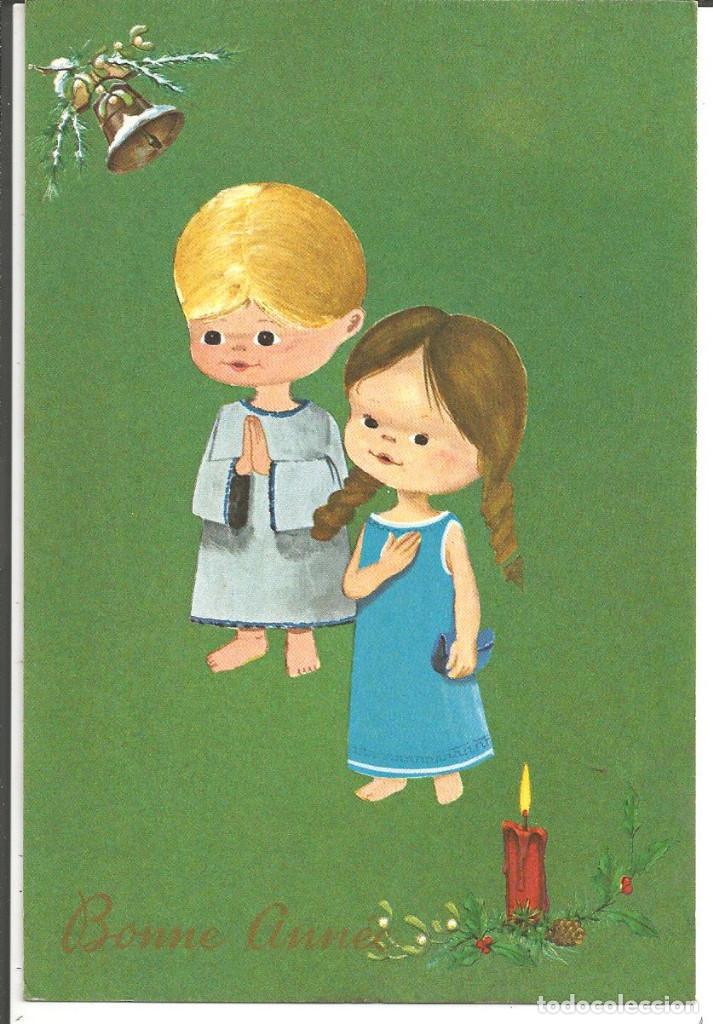 Postcards: FELICITACION NAVIDAD *NI&Ntilde;OS REZANDO* - 1989