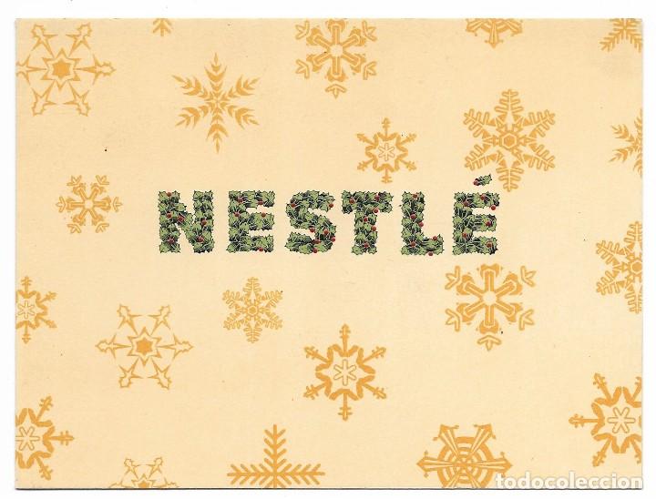 Postales: Felicitaci&oacute;n de Navidad de la casa NESTLE. A&ntilde;o 1956