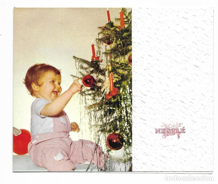 Postales: Felicitaci&oacute;n de Navidad de la casa NESTLE, a&ntilde;o 1961