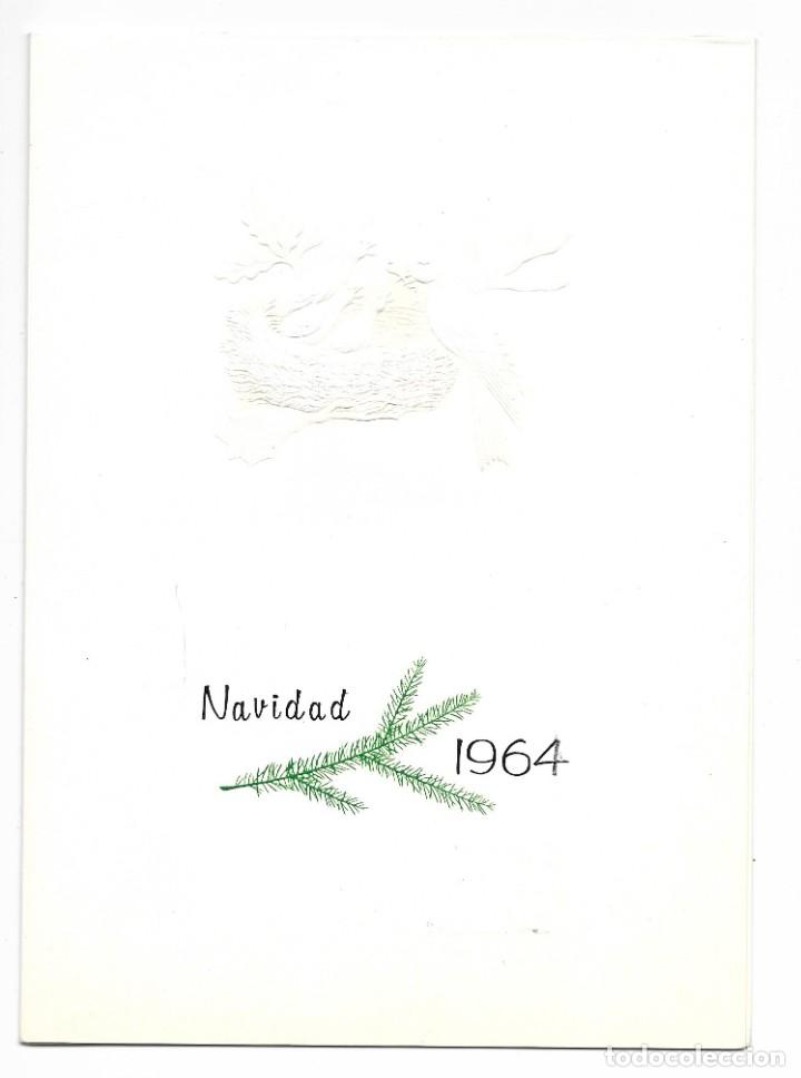 Postales: Felicitaci&oacute;n de Navidad desplegable de la casa NESTLE, a&ntilde;o 1964