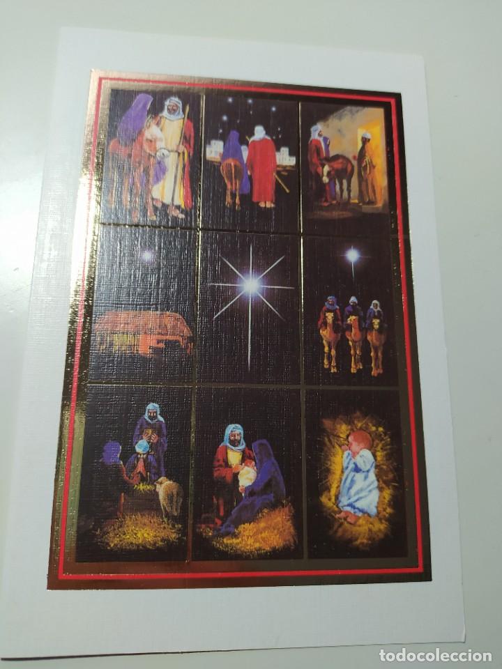 Postales: POSTAL RELIGIOSA MOSAICO NAVIDE&Ntilde;O - Foto 1