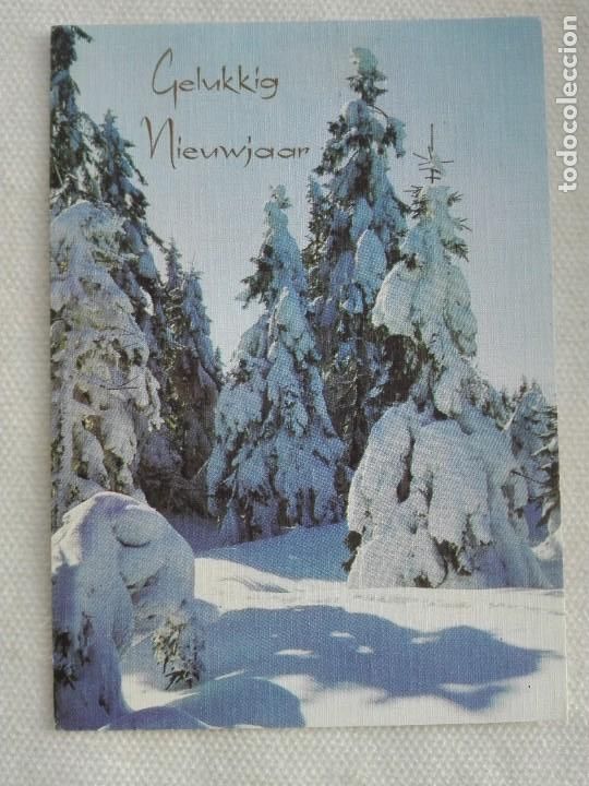 Postcards: POSTAL2291 GELUKKIG NIEWJAAR - NAVIDAD - FILATELIA MAT Wuustwezel 1972 - BELGIQUE