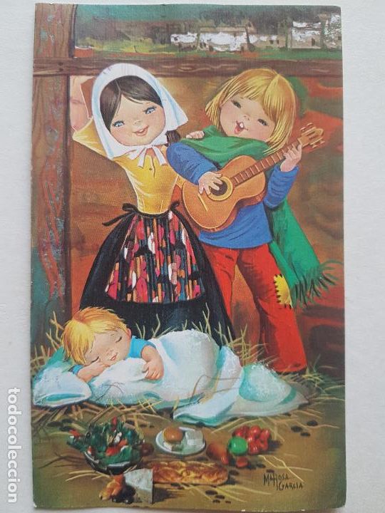 Cartes Postales: FELICITACION NAVIDE&Ntilde;A 1981 M ROSA GARCIA ILUSTRADOR POSTAL