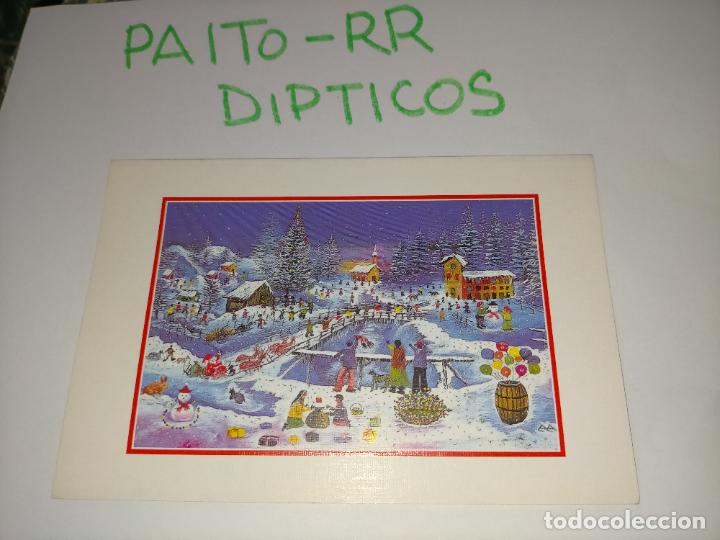 Cartes Postales: OFERTAS X LOTES - DIPTICO FELICITACION NAVIDADE&Ntilde;A Postales de Navidad &Oacute; Christmas. DECORACION BELEN