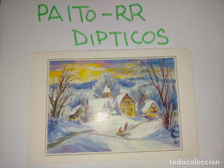 Cartes Postales: OFERTAS X LOTES - DIPTICO FELICITACION NAVIDADE&Ntilde;A Postales de Navidad &Oacute; Christmas. DECORACION BELEN