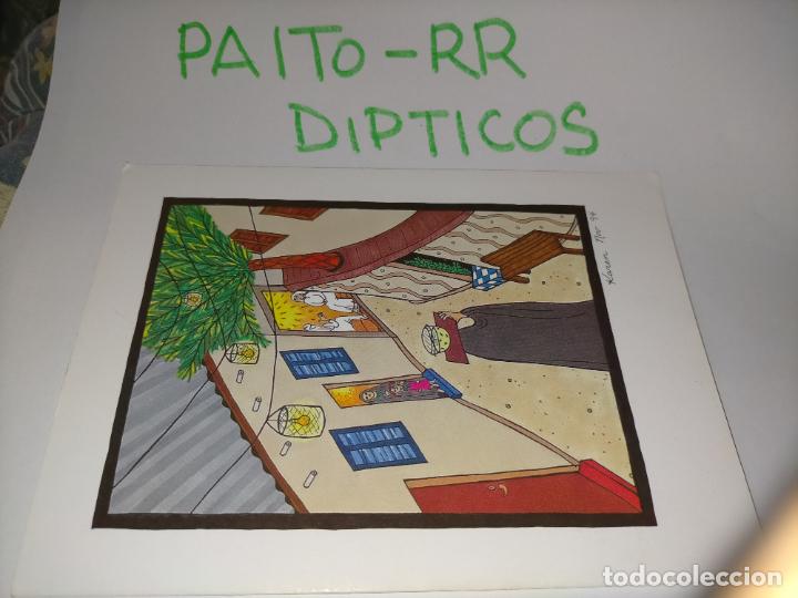 Postais: OFERTAS X LOTES - DIPTICO FELICITACION NAVIDADE&Ntilde;A Postales de Navidad &Oacute; Christmas. DECORACION BELEN