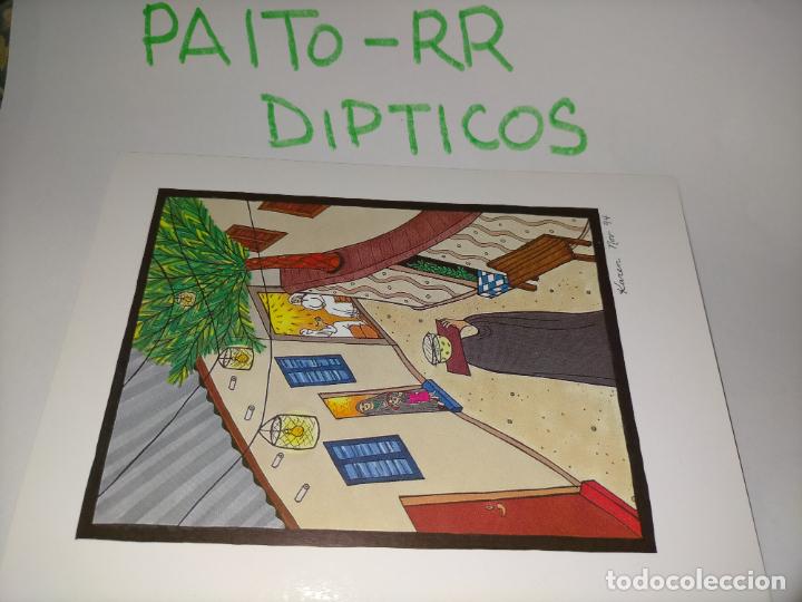 Postais: OFERTAS X LOTES - DIPTICO FELICITACION NAVIDADE&Ntilde;A Postales de Navidad &Oacute; Christmas. DECORACION BELEN