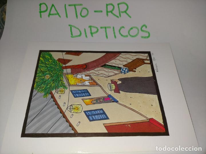 Postais: OFERTAS X LOTES - DIPTICO FELICITACION NAVIDADE&Ntilde;A Postales de Navidad &Oacute; Christmas. DECORACION BELEN