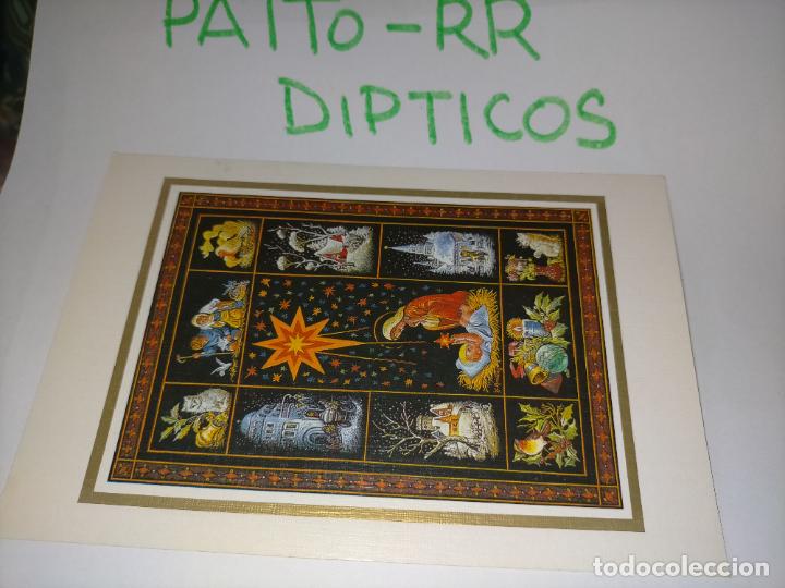 Postais: OFERTAS X LOTES - DIPTICO FELICITACION NAVIDADE&Ntilde;A Postales de Navidad &Oacute; Christmas. DECORACION BELEN