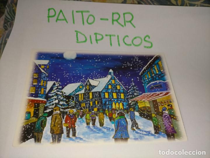 Postais: OFERTAS X LOTES - DIPTICO FELICITACION NAVIDADE&Ntilde;A Postales de Navidad &Oacute; Christmas. DECORACION BELEN