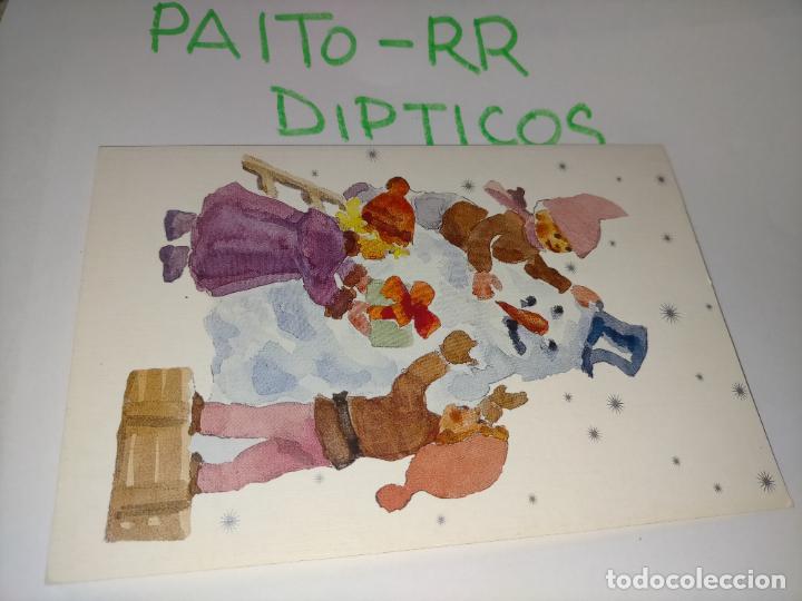 Postais: OFERTAS X LOTES - DIPTICO FELICITACION NAVIDADE&Ntilde;A Postales de Navidad &Oacute; Christmas. DECORACION BELEN