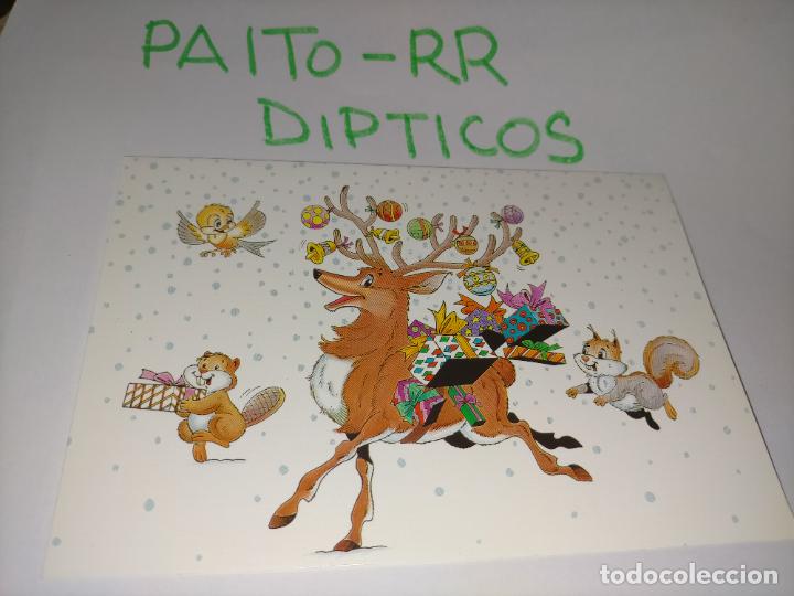 Postais: OFERTAS X LOTES - DIPTICO FELICITACION NAVIDADE&Ntilde;A Postales de Navidad &Oacute; Christmas. DECORACION BELEN