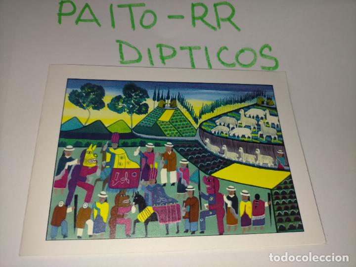 Postais: OFERTAS X LOTES - DIPTICO FELICITACION NAVIDADE&Ntilde;A Postales de Navidad &Oacute; Christmas. DECORACION BELEN