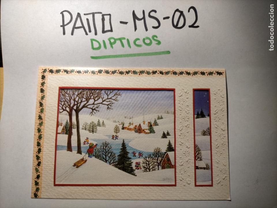 Postkarten: OFERTAS X LOTES - DIPTICO FELICITACION NAVIDADE&Ntilde;A Postales de Navidad &Oacute; Christmas. DECORACION BELEN