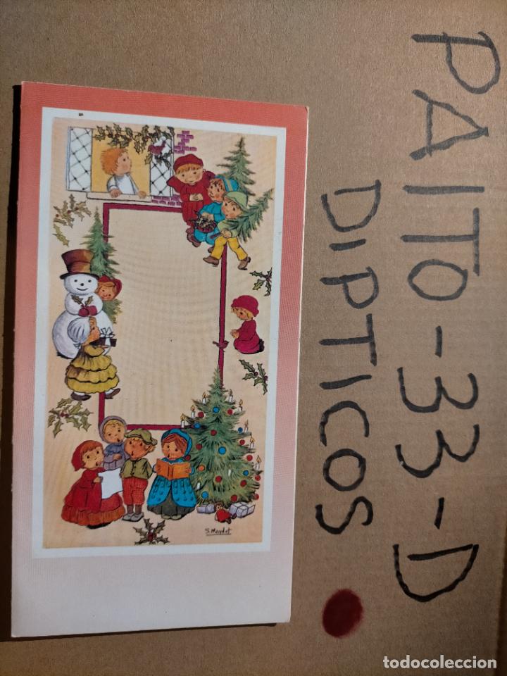 Cartoline: OFERTAS X LOTES - DIPTICO FELICITACION NAVIDADE&Ntilde;A Postales de Navidad &Oacute; Christmas. DECORACION BELEN
