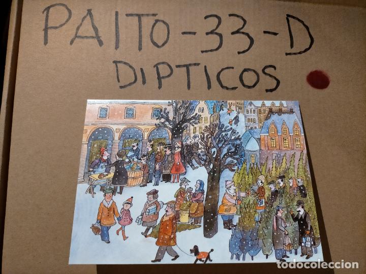 Postcards: OFERTAS X LOTES - DIPTICO FELICITACION NAVIDADE&Ntilde;A Postales de Navidad &Oacute; Christmas. DECORACION BELEN