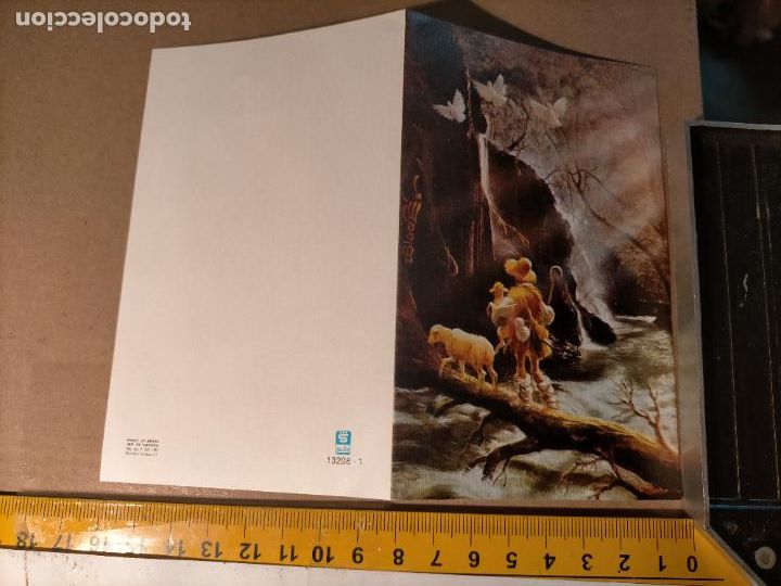 Postkarten: HAGA OFERTAS POR LOTES - ANTIGUA FELICITACION DE NAVIDAD ILUSTRADA O SIMILAR - NAVIDE&Ntilde;A BELEN PORTAL