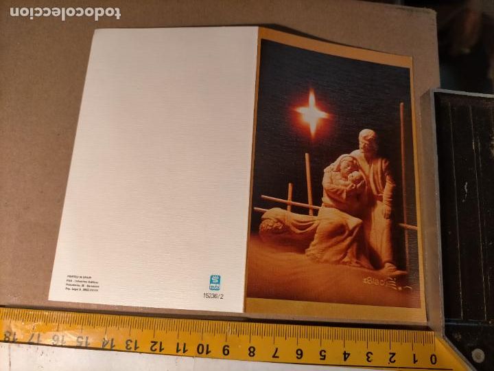 Postkarten: HAGA OFERTAS POR LOTES - ANTIGUA FELICITACION DE NAVIDAD ILUSTRADA O SIMILAR - NAVIDE&Ntilde;A BELEN PORTAL