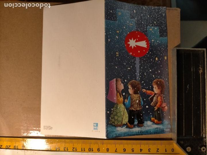 Postkarten: HAGA OFERTAS POR LOTES - ANTIGUA FELICITACION DE NAVIDAD ILUSTRADA O SIMILAR - NAVIDE&Ntilde;A BELEN PORTAL