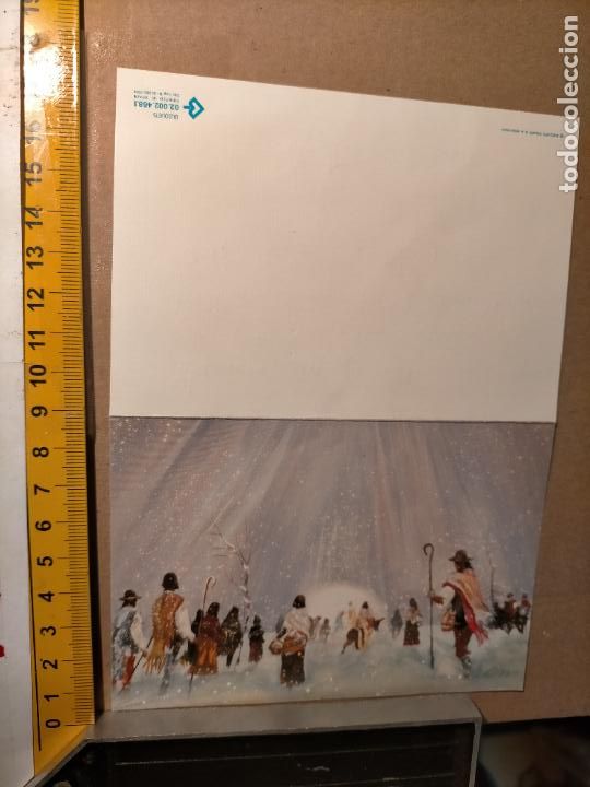 Postkarten: HAGA OFERTAS POR LOTES - ANTIGUA FELICITACION DE NAVIDAD ILUSTRADA O SIMILAR - NAVIDE&Ntilde;A BELEN PORTAL