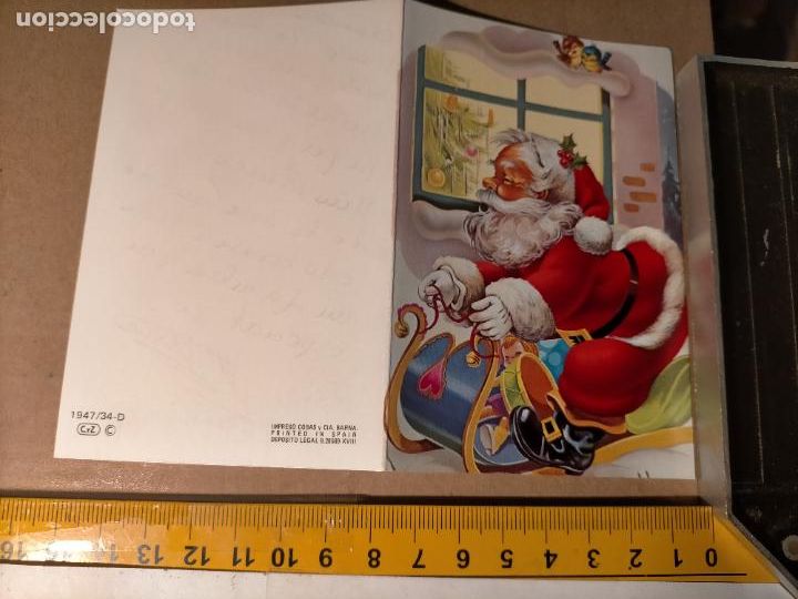 Postcards: HAGA OFERTAS POR LOTES - ANTIGUA FELICITACION DE NAVIDAD ILUSTRADA O SIMILAR - NAVIDE&Ntilde;A BELEN PORTAL