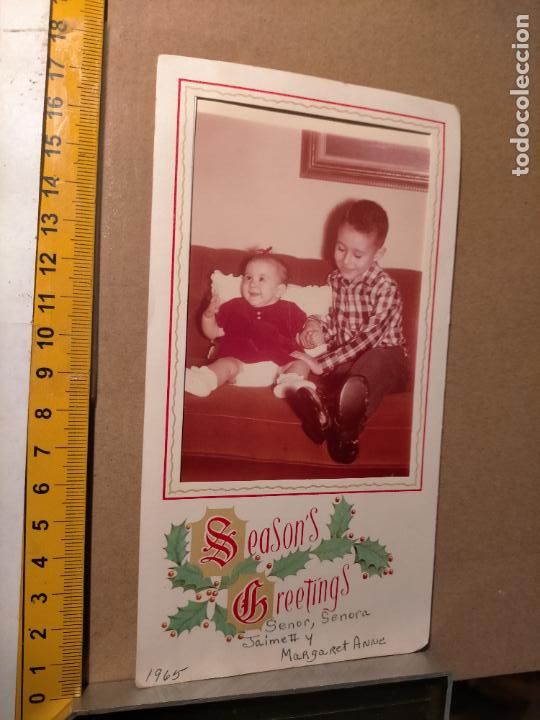 Postcards: HAGA OFERTAS POR LOTES - ANTIGUA FELICITACION DE NAVIDAD ILUSTRADA O SIMILAR - NAVIDE&Ntilde;A BELEN PORTAL