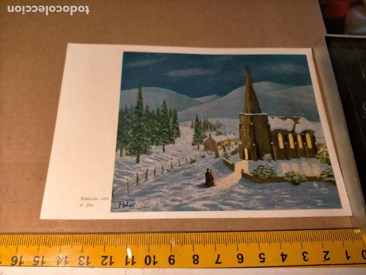 Postales: HAGA OFERTAS POR LOTES - ANTIGUA FELICITACION DE NAVIDAD ILUSTRADA O SIMILAR - NAVIDE&Ntilde;A BELEN PORTAL