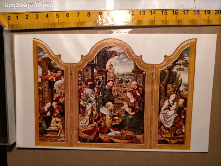 Postcards: HAGA OFERTAS POR LOTES - ANTIGUA FELICITACION DE NAVIDAD ILUSTRADA O SIMILAR - NAVIDE&Ntilde;A BELEN PORTAL