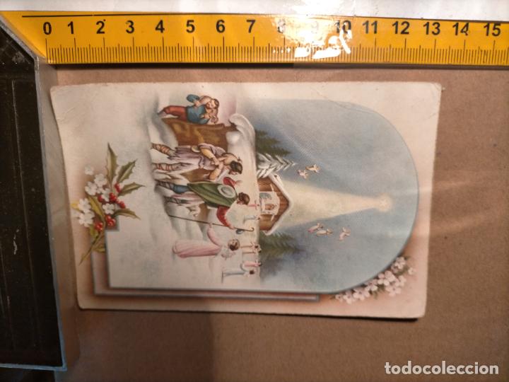 Postcards: HAGA OFERTAS POR LOTES - ANTIGUA FELICITACION DE NAVIDAD ILUSTRADA O SIMILAR - NAVIDE&Ntilde;A BELEN PORTAL