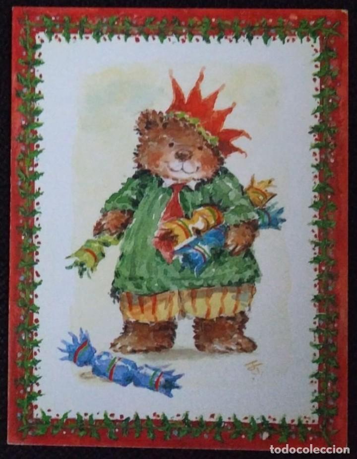 Postkarten: 6024X - MARKS & SPENCER- SIMPATICA POSTAL NAVIDE&Ntilde;A- DIPTICA 11X8,5 CM