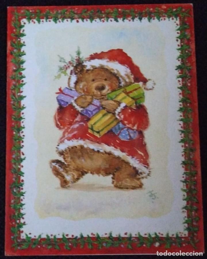 Postales: 6024X - MARKS & SPENCER- SIMPATICA POSTAL NAVIDE&Ntilde;A- DIPTICA 11X8,5 CM
