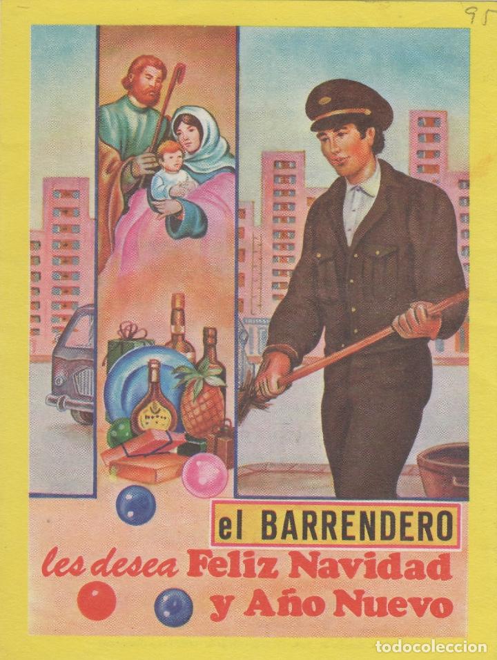 Postales: BARRENDERO - edit VIKINGO CORNELLA , TARJETA FELICITACION NAVIDAD-PASCUAS ,OFICIOS . ver dorso